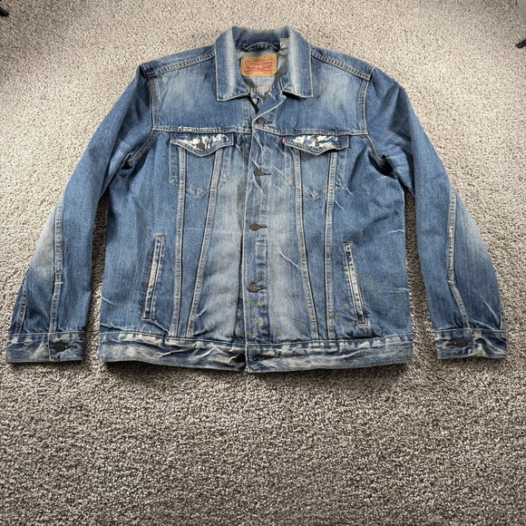 Levi's Other - Vintage Levis Jacket Men XL 72334 Boxy Fit Trucker Type III 90s Acid Wash Grunge